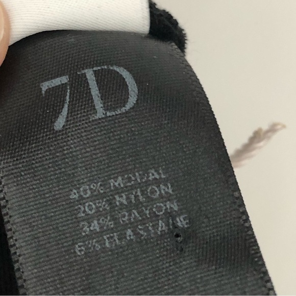 Pari Passu 7D (24 hourglass) flared leggings black modal plus size - Picture 8 of 13